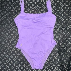 Polo Ralph Lauren Purple One-Piece Swimsuit